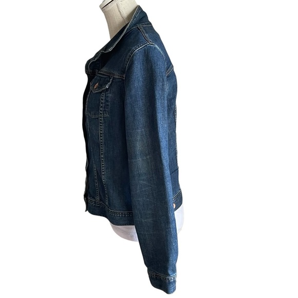 Lannds' End Denim Jean Jacket Size: M - Picture 3 of 8